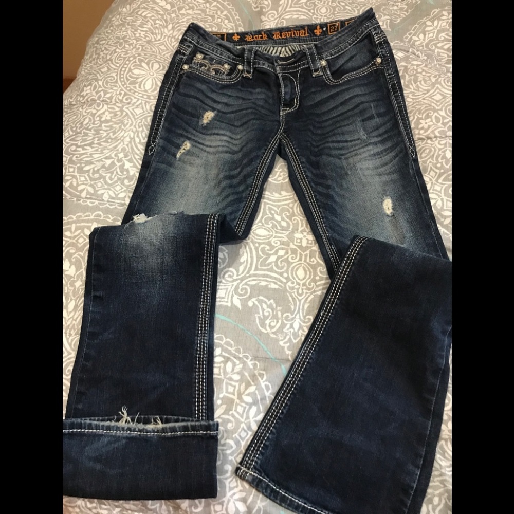 Rock revival size 27 Drew Boot jeans